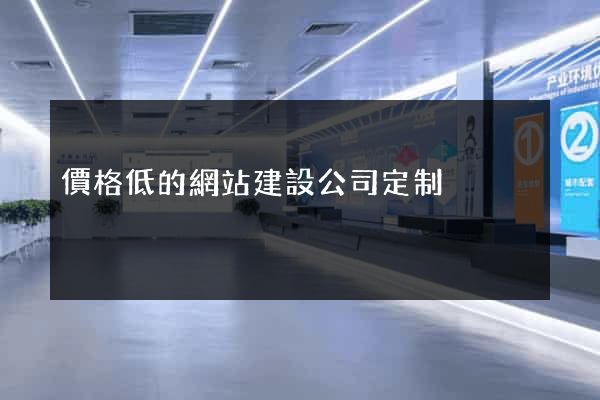 價格低的網站建設公司定制
