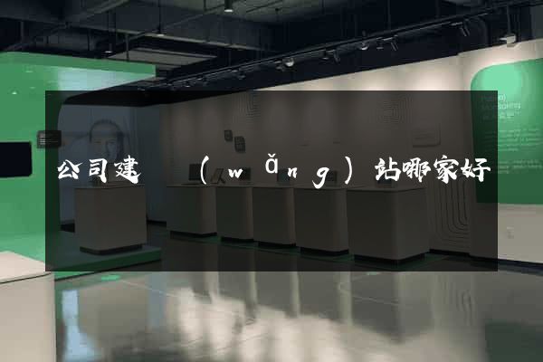 公司建設網(wǎng)站哪家好