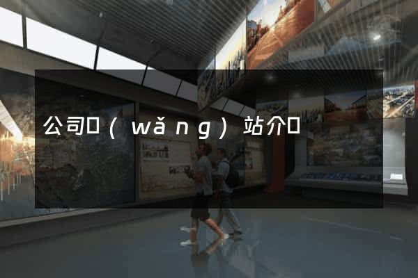 公司網(wǎng)站介紹