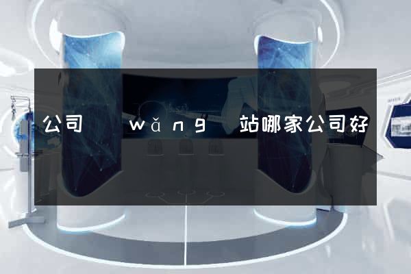 公司網(wǎng)站哪家公司好