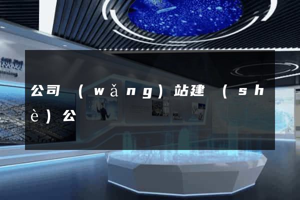 公司網(wǎng)站建設(shè)公