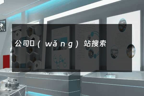 公司網(wǎng)站搜索