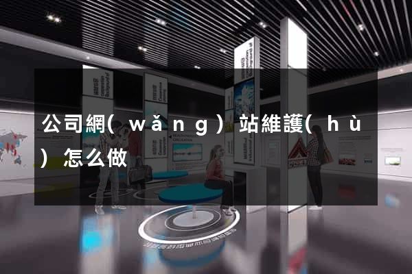 公司網(wǎng)站維護(hù)怎么做
