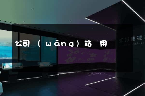 公司網(wǎng)站費用
