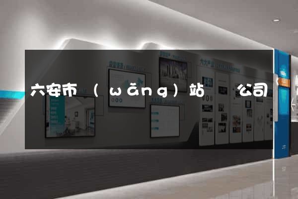 六安市網(wǎng)站設計公司