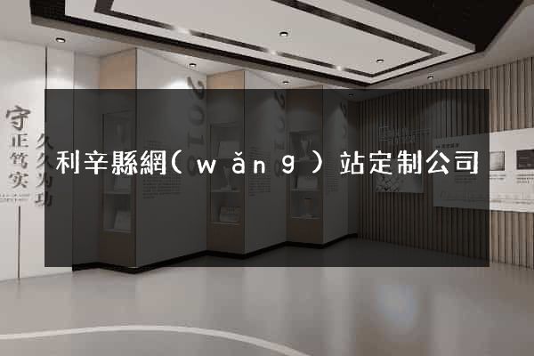 利辛縣網(wǎng)站定制公司
