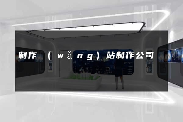 制作網(wǎng)站制作公司