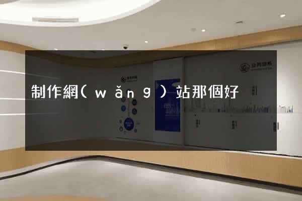 制作網(wǎng)站那個好