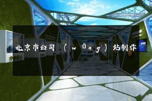 北京市公司網(wǎng)站制作