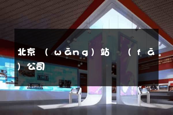 北京網(wǎng)站開發(fā)公司