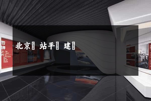 北京網站平臺建設