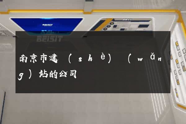 南京市建設(shè)網(wǎng)站的公司