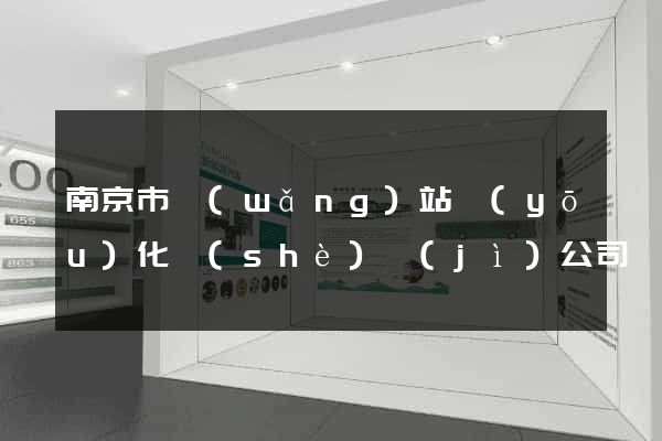 南京市網(wǎng)站優(yōu)化設(shè)計(jì)公司