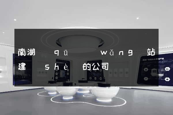 南湖區(qū)網(wǎng)站建設(shè)的公司