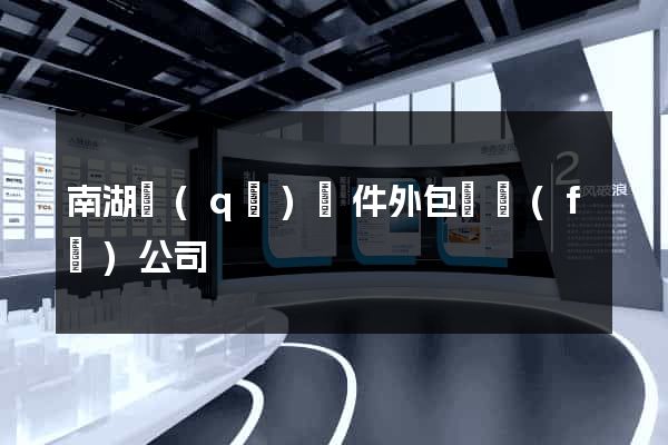 南湖區(qū)軟件外包開發(fā)公司