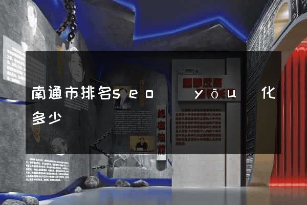 南通市排名seo優(yōu)化多少錢
