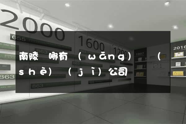 南陵縣哪有網(wǎng)頁設(shè)計(jì)公司