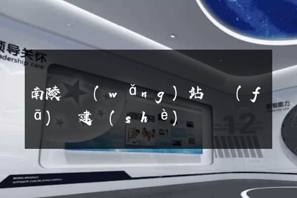 南陵縣網(wǎng)站開發(fā)與建設(shè)