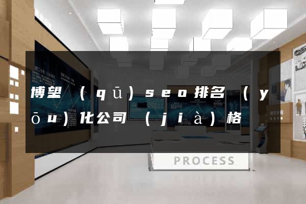 博望區(qū)seo排名優(yōu)化公司價(jià)格
