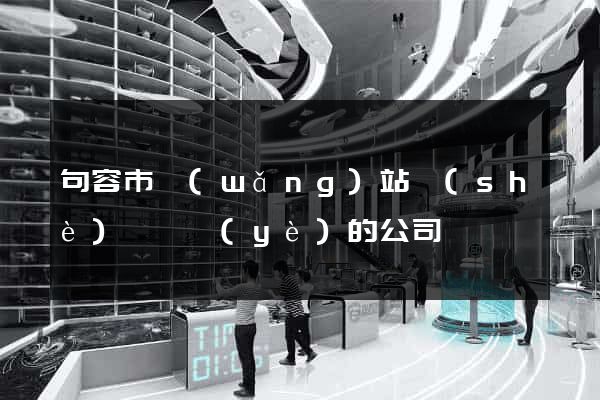 句容市網(wǎng)站設(shè)計專業(yè)的公司