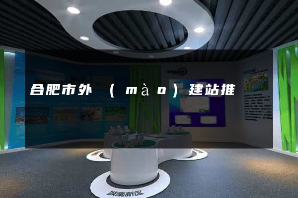 合肥市外貿(mào)建站推廣