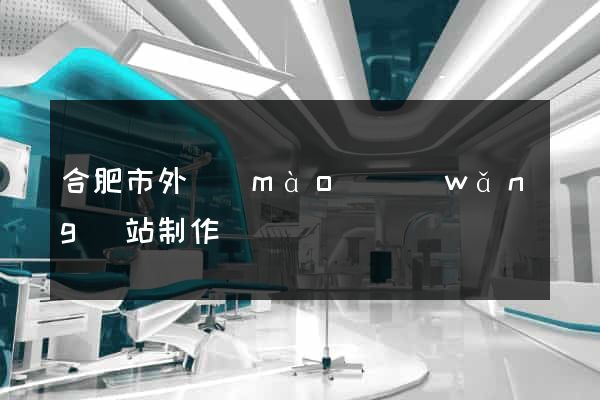合肥市外貿(mào)網(wǎng)站制作