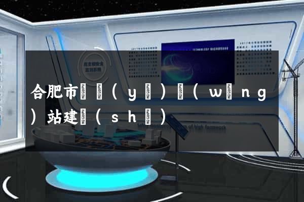 合肥市專業(yè)網(wǎng)站建設(shè)