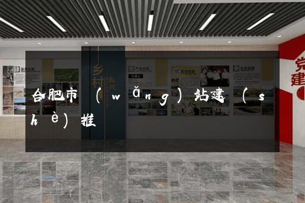 合肥市網(wǎng)站建設(shè)推廣