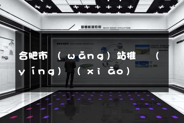 合肥市網(wǎng)站推廣營(yíng)銷(xiāo)
