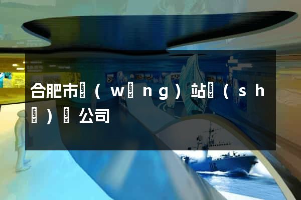 合肥市網(wǎng)站設(shè)計公司