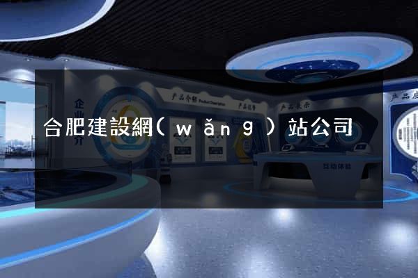 合肥建設網(wǎng)站公司