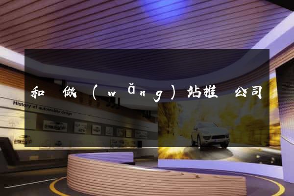 和縣做網(wǎng)站推廣公司