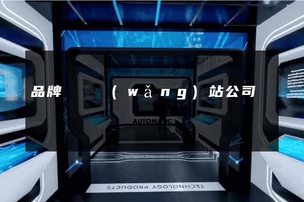 品牌營銷網(wǎng)站公司