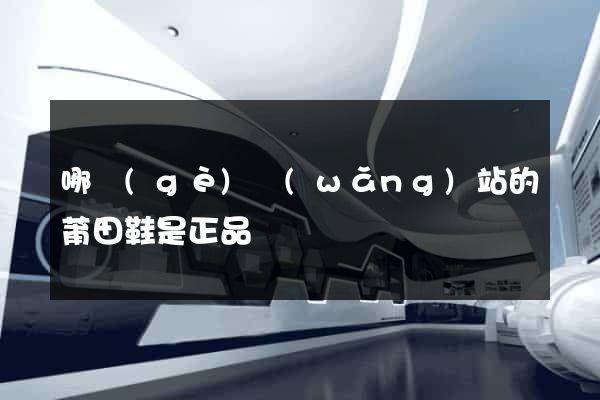 哪個(gè)網(wǎng)站的莆田鞋是正品