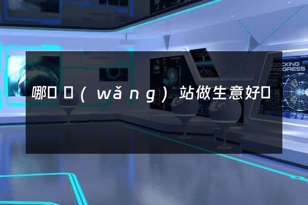 哪個網(wǎng)站做生意好點