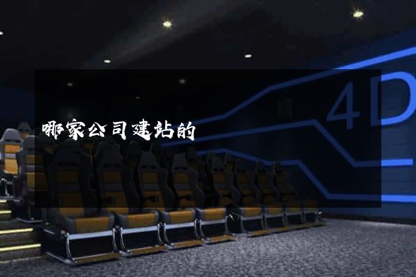 哪家公司建站的