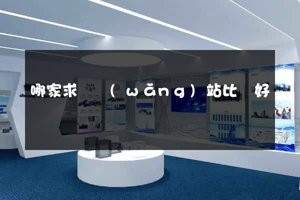 哪家求職網(wǎng)站比較好