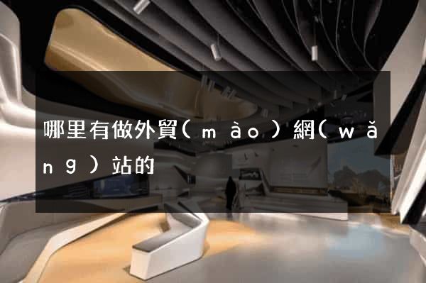 哪里有做外貿(mào)網(wǎng)站的
