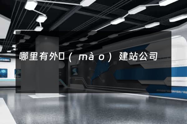 哪里有外貿(mào)建站公司
