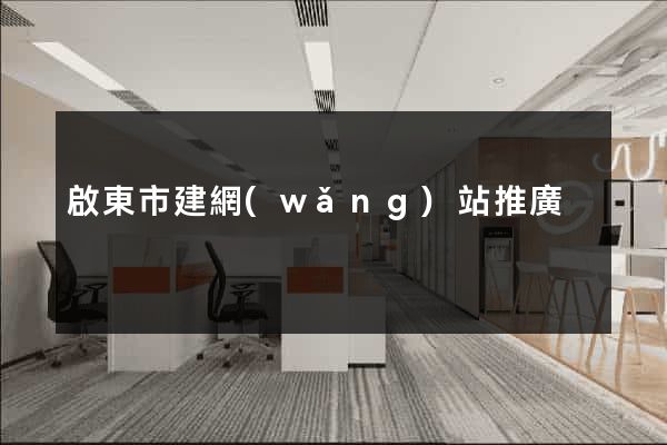 啟東市建網(wǎng)站推廣