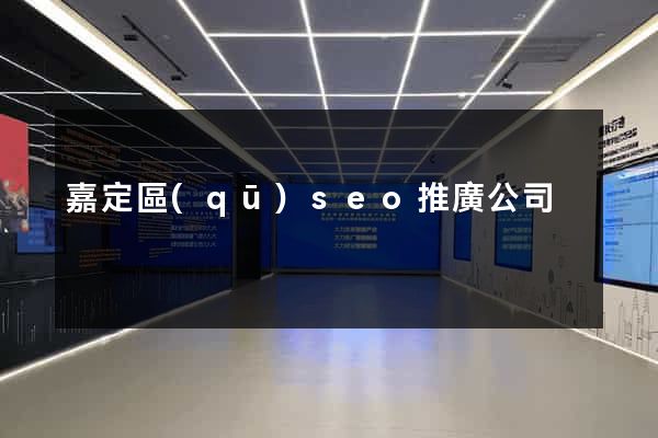 嘉定區(qū)seo推廣公司