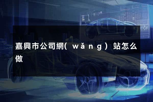 嘉興市公司網(wǎng)站怎么做