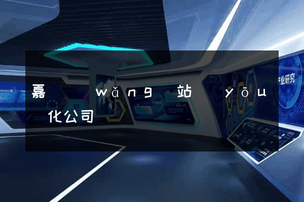 嘉興網(wǎng)站優(yōu)化公司