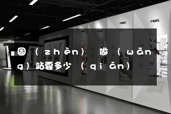 固鎮(zhèn)縣做網(wǎng)站要多少錢(qián)