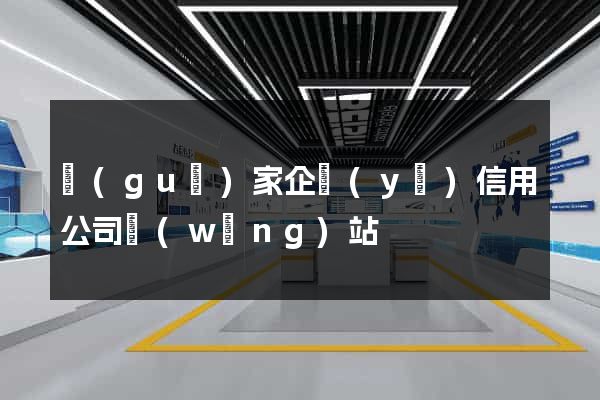 國(guó)家企業(yè)信用公司網(wǎng)站