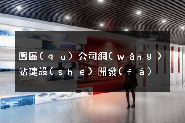 園區(qū)公司網(wǎng)站建設(shè)開發(fā)