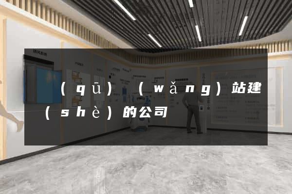 園區(qū)網(wǎng)站建設(shè)的公司