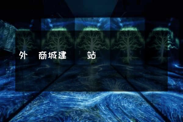 外貿商城建設網站