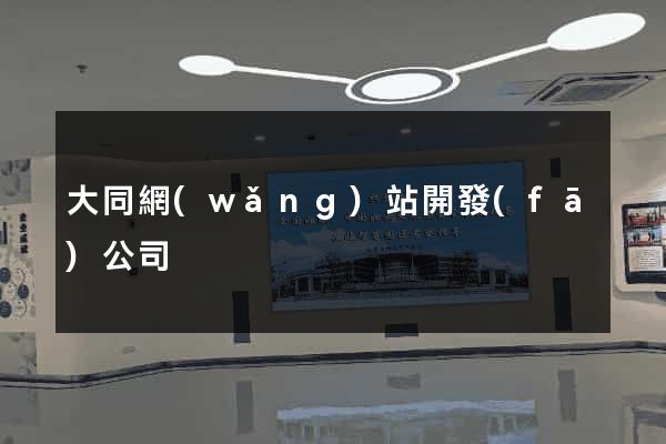 大同網(wǎng)站開發(fā)公司