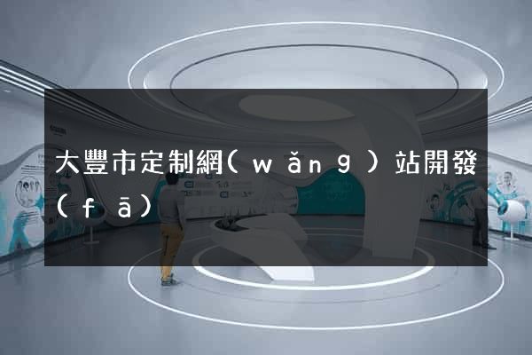 大豐市定制網(wǎng)站開發(fā)